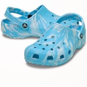 CROCS 6 Classic Marbled Clogs Jibbitz